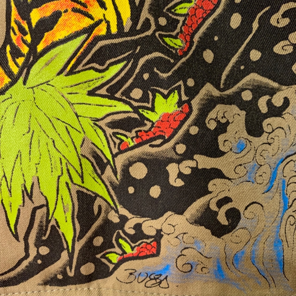Tiger tattoo art zip up top. Unisex - Picture 4 of 7
